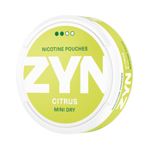 ZYN Citrus Mini Dry (3 mg/pouch)